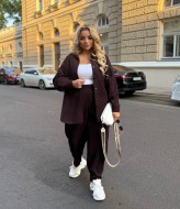 Вельветовый женский костюм DOL-377A760