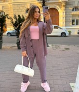 Вельветовый женский костюм DOL-377A760