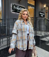 Байковая рубашка женская  CUR-1016A300