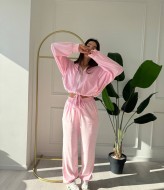 Велюровый женский спортивный костюм  SAP-074A550