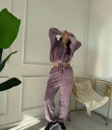 Велюровый женский спортивный костюм  SAP-074A550