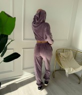 Велюровый женский спортивный костюм  SAP-074A550