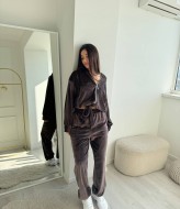 Велюровый женский спортивный костюм  SAP-074A550