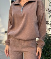 Вельветовый костюм женский спортивный SC-6030A470