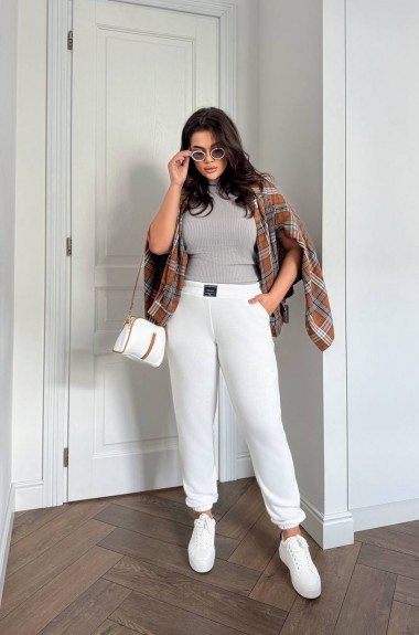 Женские спортивные штаны на флисе  NJ-ANK-7026.1A370