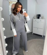 Велюровый костюм с лампасами  OZ-1141A720