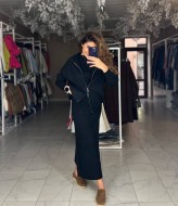 Женский теплый костюм с юбкой  RED-rs100A850