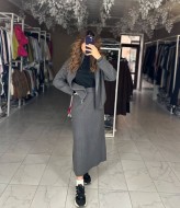 Женский теплый костюм с юбкой  RED-rs100A850