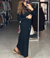 Женский теплый костюм с юбкой  RED-rs100A850