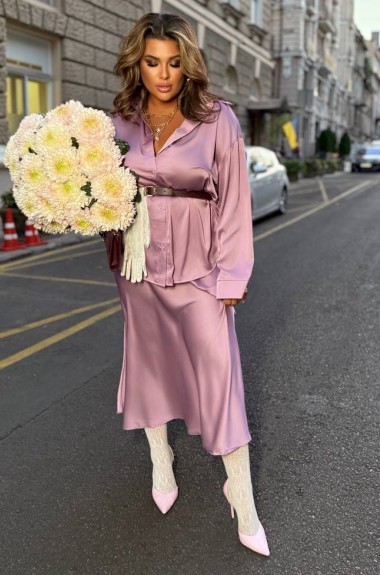 Шелковый женский костюм  VD-299A850