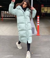 Женский длинный пуховик зима  FAV-M433A2800