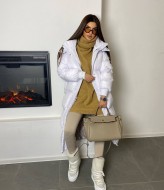 Женский длинный пуховик зима  FAV-M433A2800