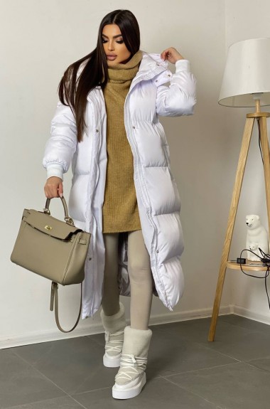 Женский длинный пуховик зима  FAV-M433A2800