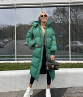 Женский длинный пуховик зима  FAV-M433A2800