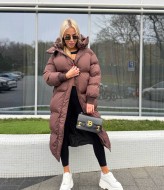 Женский длинный пуховик зима  FAV-M433A2800