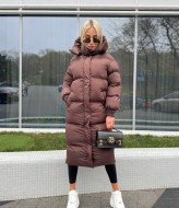 Женский длинный пуховик зима  FAV-M433A2800