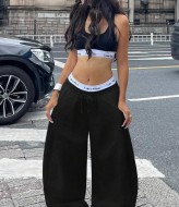 Модные широкие штаны  IMMA-408A430