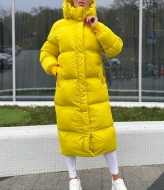 Женский длинный пуховик зима  FAV-M433A2800