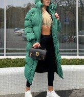 Женский длинный пуховик зима  FAV-M433A2800