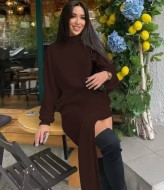 Теплий костюм спідниця та светр KC-0379A800