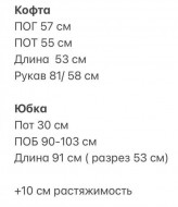 Теплий костюм спідниця та светр KC-0379A800