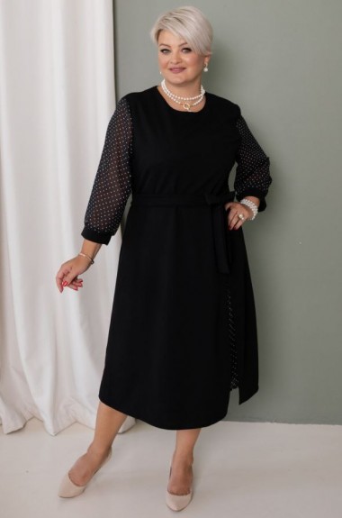 Красивое черное платье  OKS-188A650