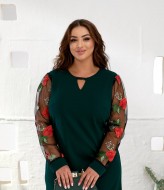 Жіноча сукня рукава з вишивкою TS-430.3A520