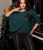 Нарядный женский костюм большого размера  BEL-3340A20