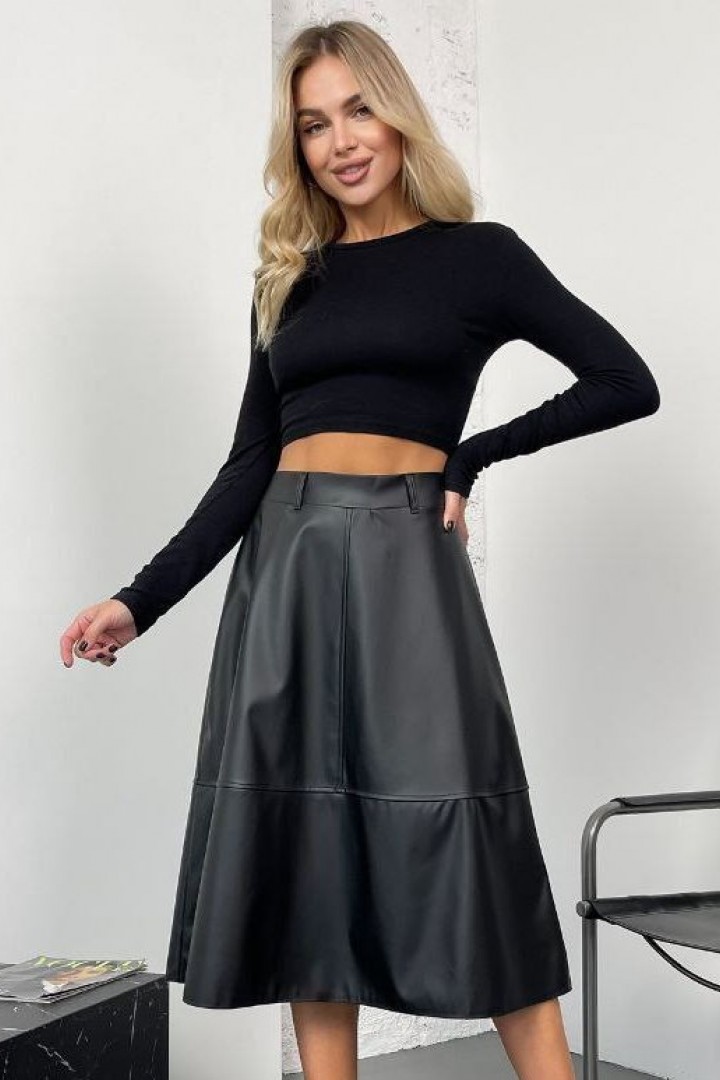 Кожаная юбка KC-3243A420