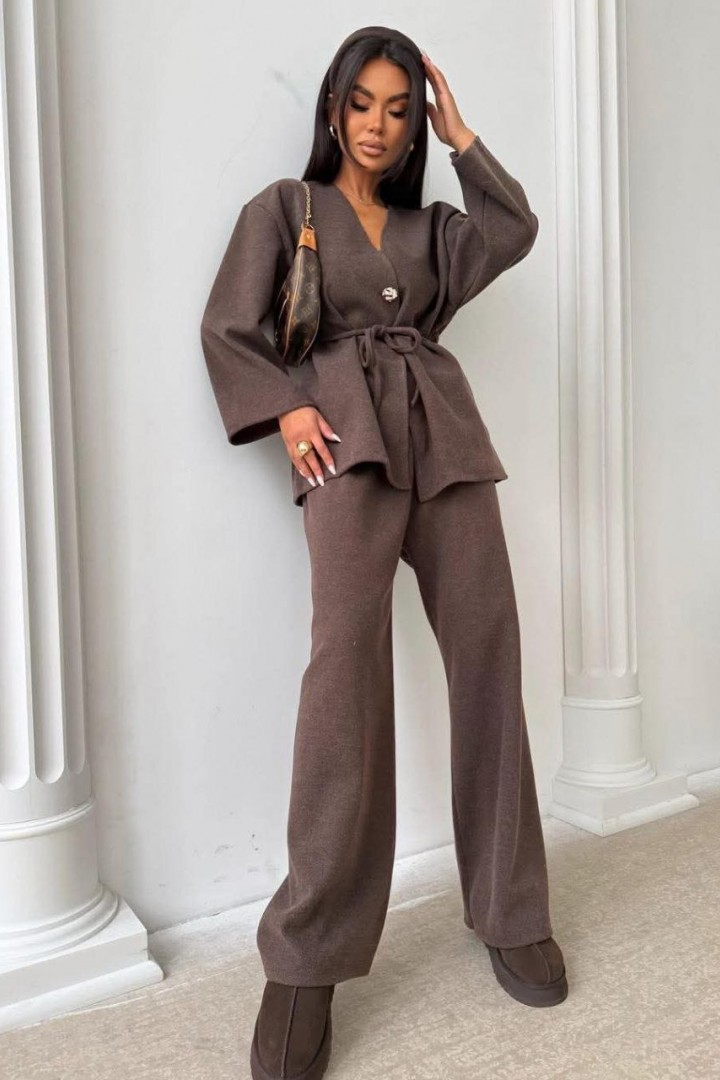 Женский шерстяной костюм KC-3356A700