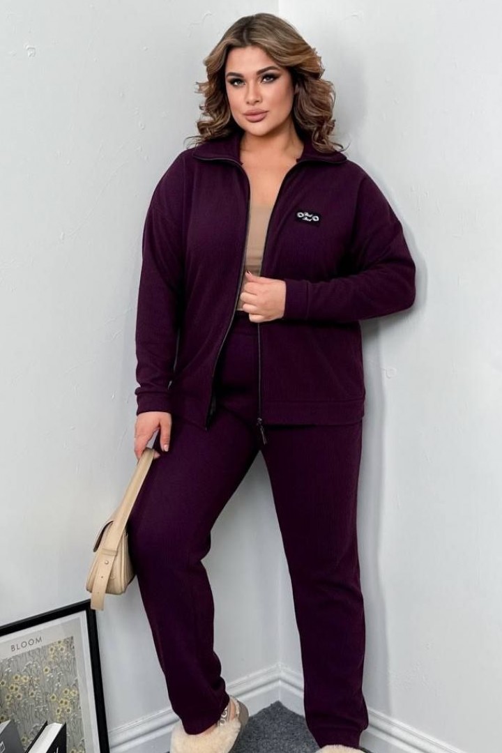 Ангоровый женский брючный костюм AD-7887.1A550