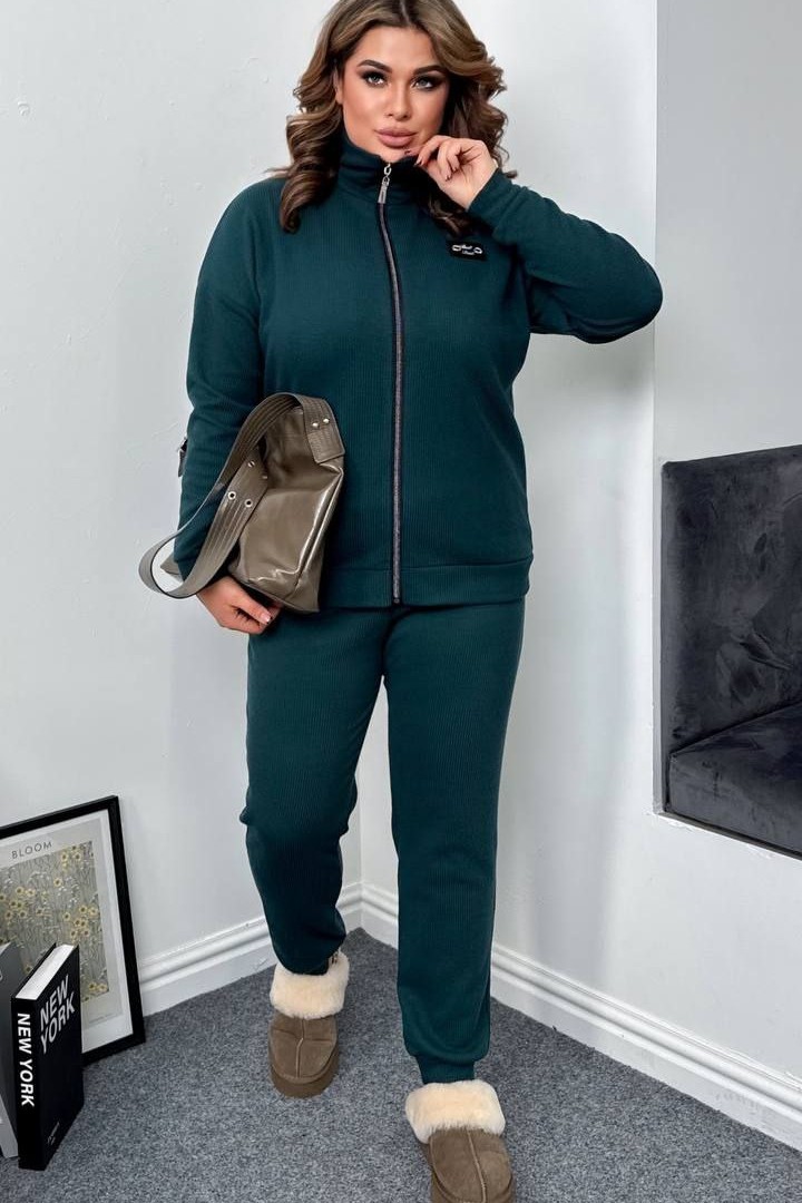 Ангоровый женский брючный костюм AD-7887.1A550