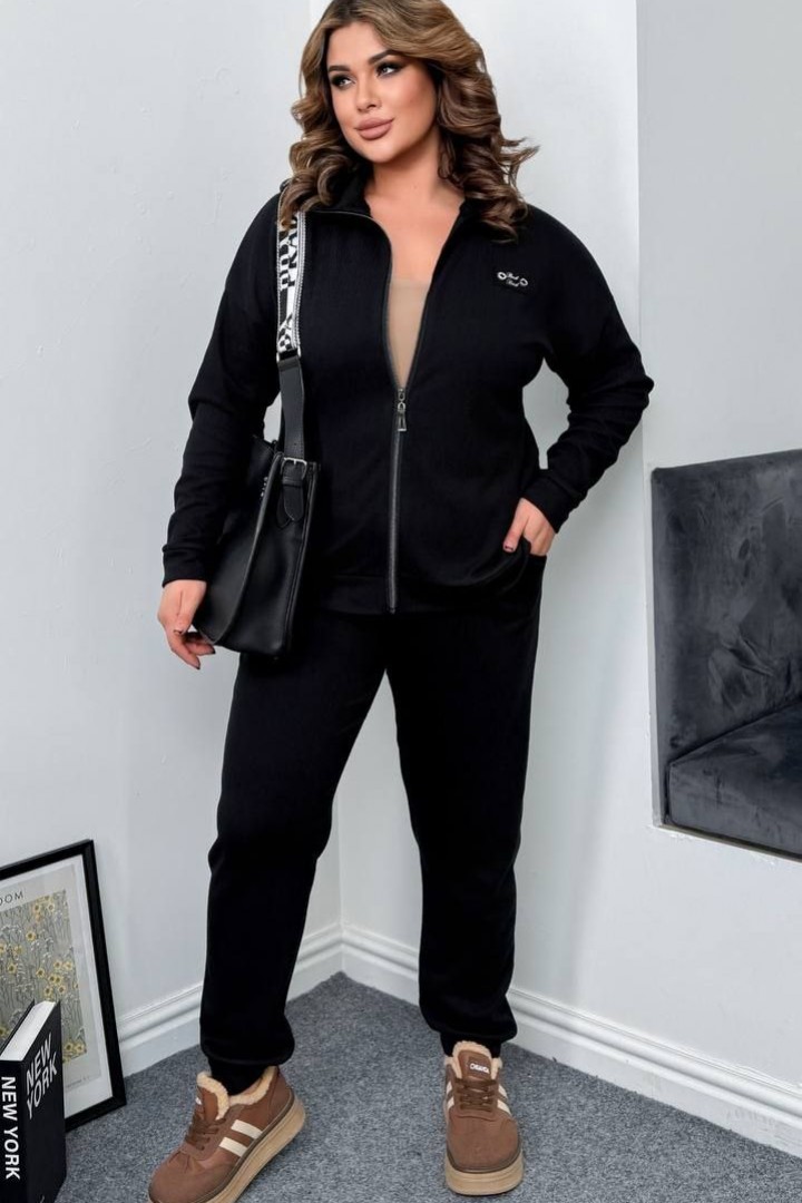 Ангоровый женский брючный костюм AD-7887.1A550