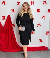 Обтягивающее платье с длинным рукавом LF-267A420