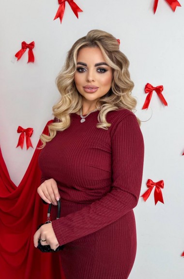 Обтягивающее платье с длинным рукавом LF-267A420 Обтягивающее платье с длинным рукавом LF-267A420