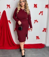 Обтягивающее платье с длинным рукавом LF-267A420