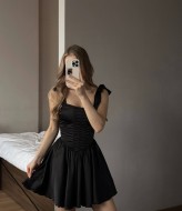 Короткое платье с корсетом  NK-9128A570