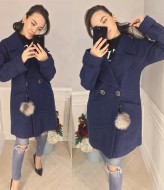 Модное шерстяное пальто VA-473A950