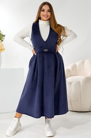 Теплый женский сарафан TAS-9104A750