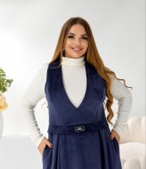 Теплый женский сарафан TAS-9104A750