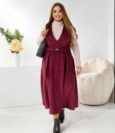 Теплый женский сарафан TAS-9104A750