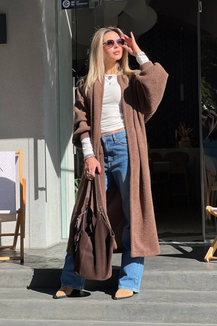 Длинный кардиган LIS-013A1100