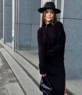 Элегантный вязаный костюм BIN-021A1150