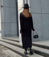 Элегантный вязаный костюм BIN-021A1150