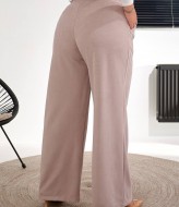 Брюки палаццо на резинке BIN-026A370