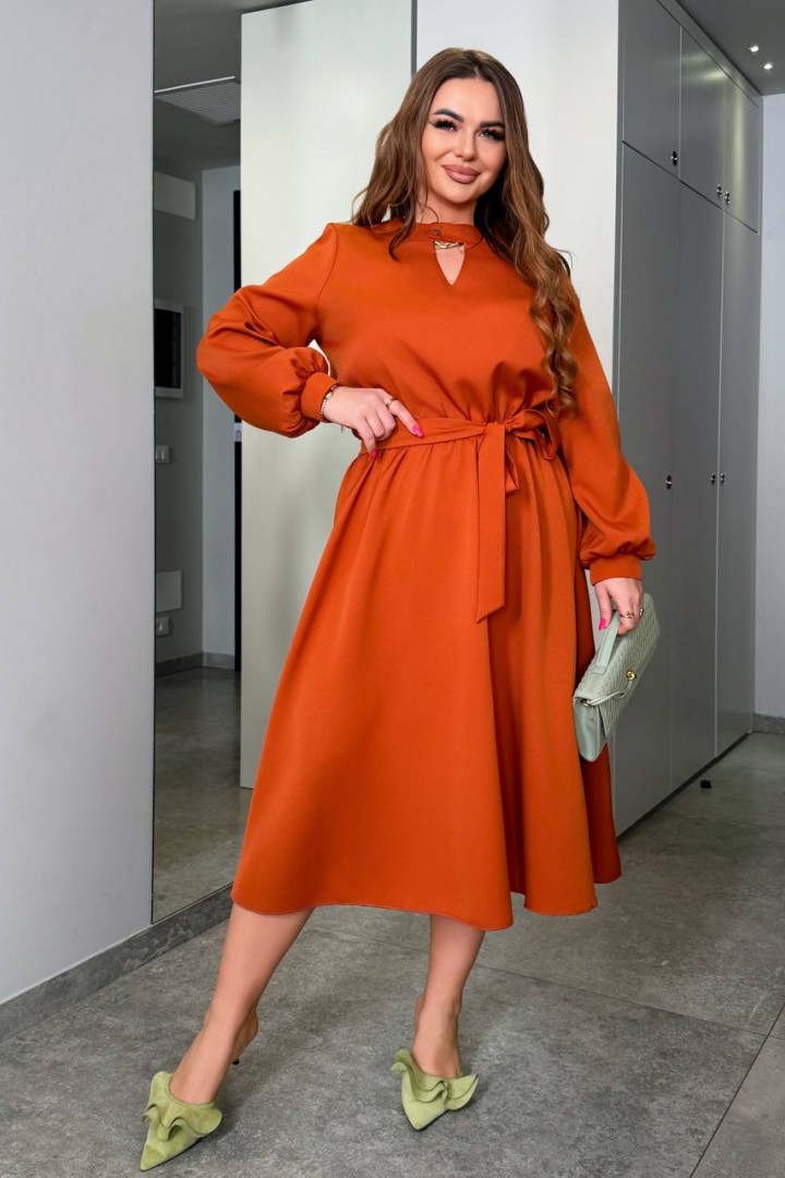 Платье с поясом IV-0360A600