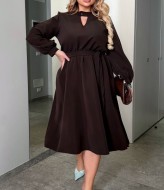 Платье с поясом IV-0360A600