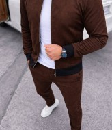 Замшевый костюм мужской KUT-1717A950