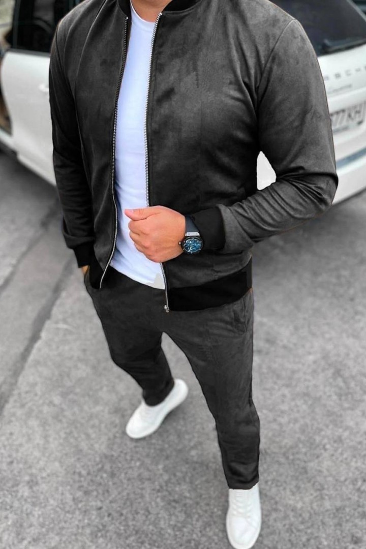 Замшевый костюм мужской KUT-1717A950