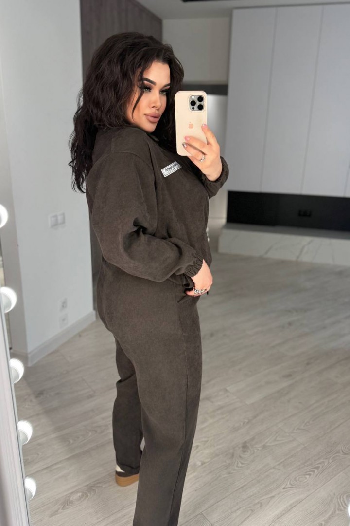 Зручний вельветовий костюм QUA-4166A650